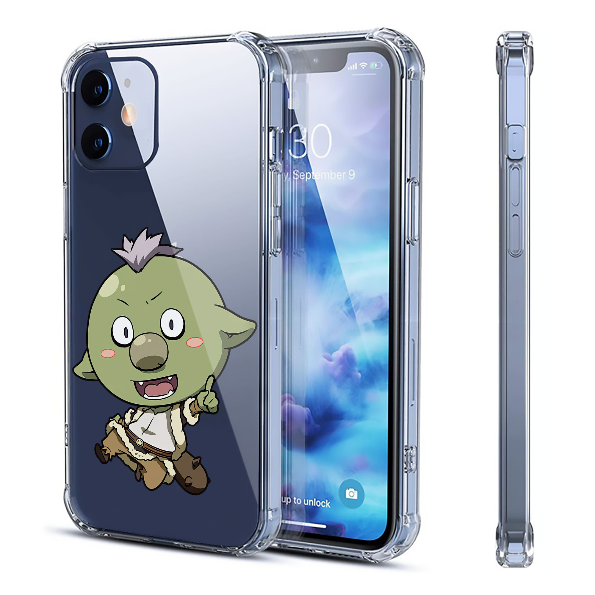 （画像用） 転スラ Regarding Reincarnated to Slime 【iPhone 12シリーズ対応】透明スマホケース（クリアソフトケース）